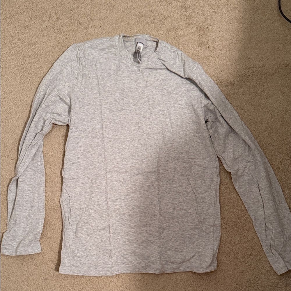 Skims new Heather Gray Crewneck Top XXS